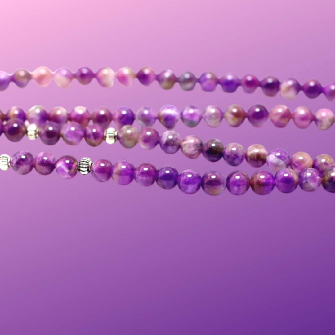 pulseira japamala em ametista
