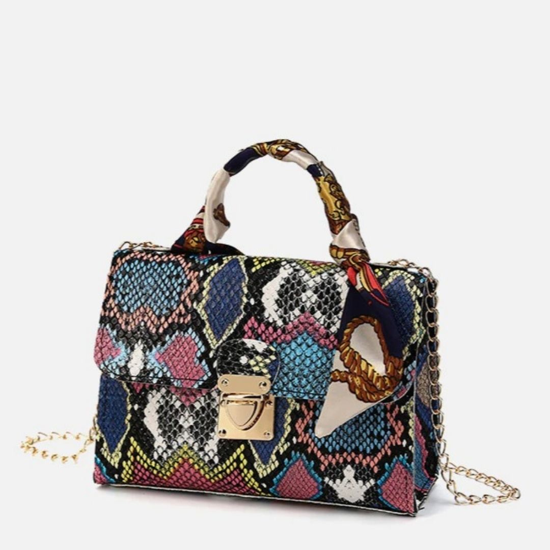 snake pattern bolsa