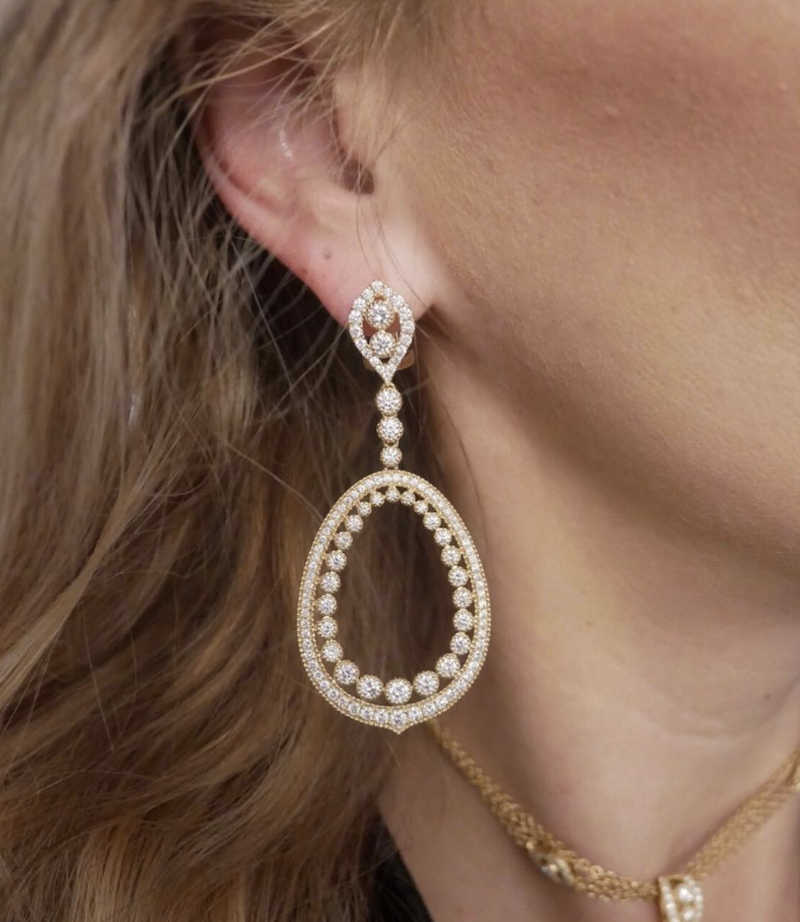 Sara Weinstock Fine Jewelry - Brut Negative Space Earrings Sara Weinstock Fine Jewelry - Brut Negative Space Earrings