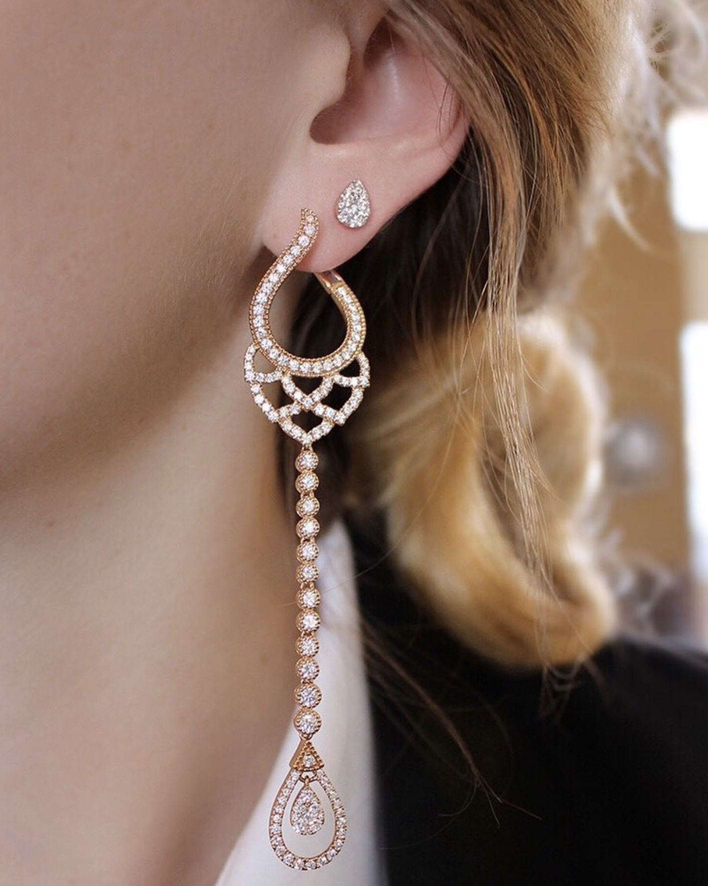 Sara Weinstock Jewelry - Brut Petal Drop Earrings Sara Weinstock Jewelry - Brut Petal Drop Earrings