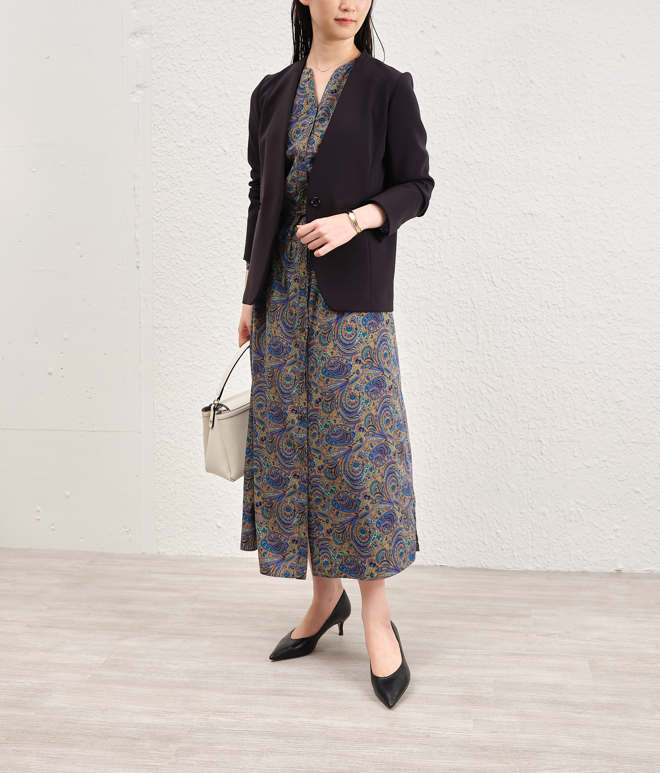 ペイズリー柄ワンピース Soeju Online Store 上質な大人の女性のためのワンピース Soeju Online Store ソージュ オンラインストア ペイズリー柄ワンピース Soeju Online Store 上質な大人の女性のためのワンピース Soeju Online Store ソージュ オンラインストア
