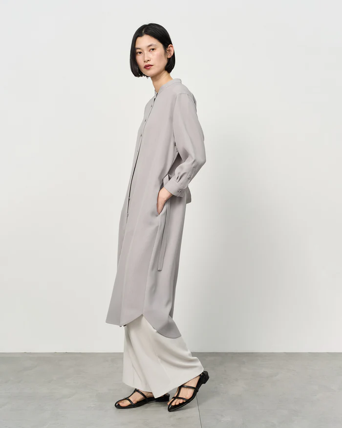 バンドカラーシャツワンピース - SOÉJU online store｜上質な大人の