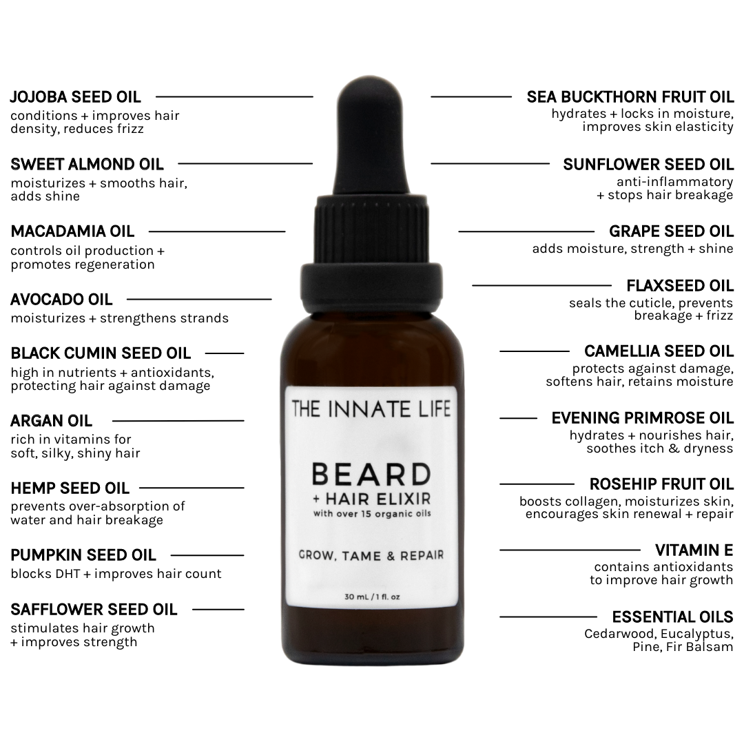 BEARD + HAIR ELIXIR – The Innate Life