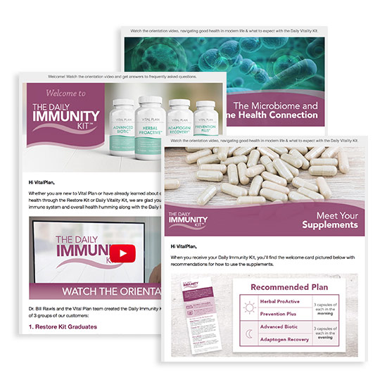 5-Part Email Series for your daily immunity