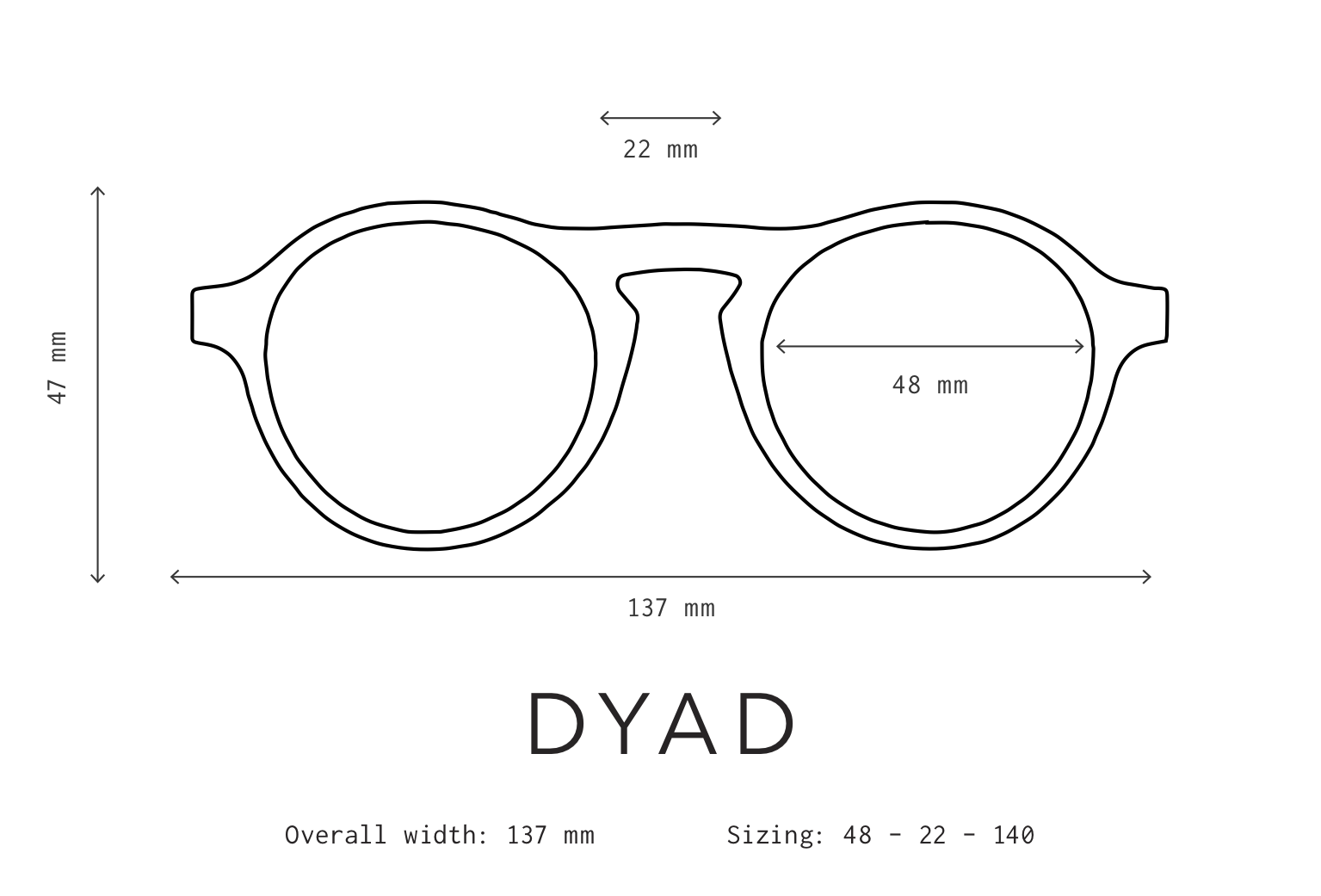 Dyad Sunglasses Fit Information