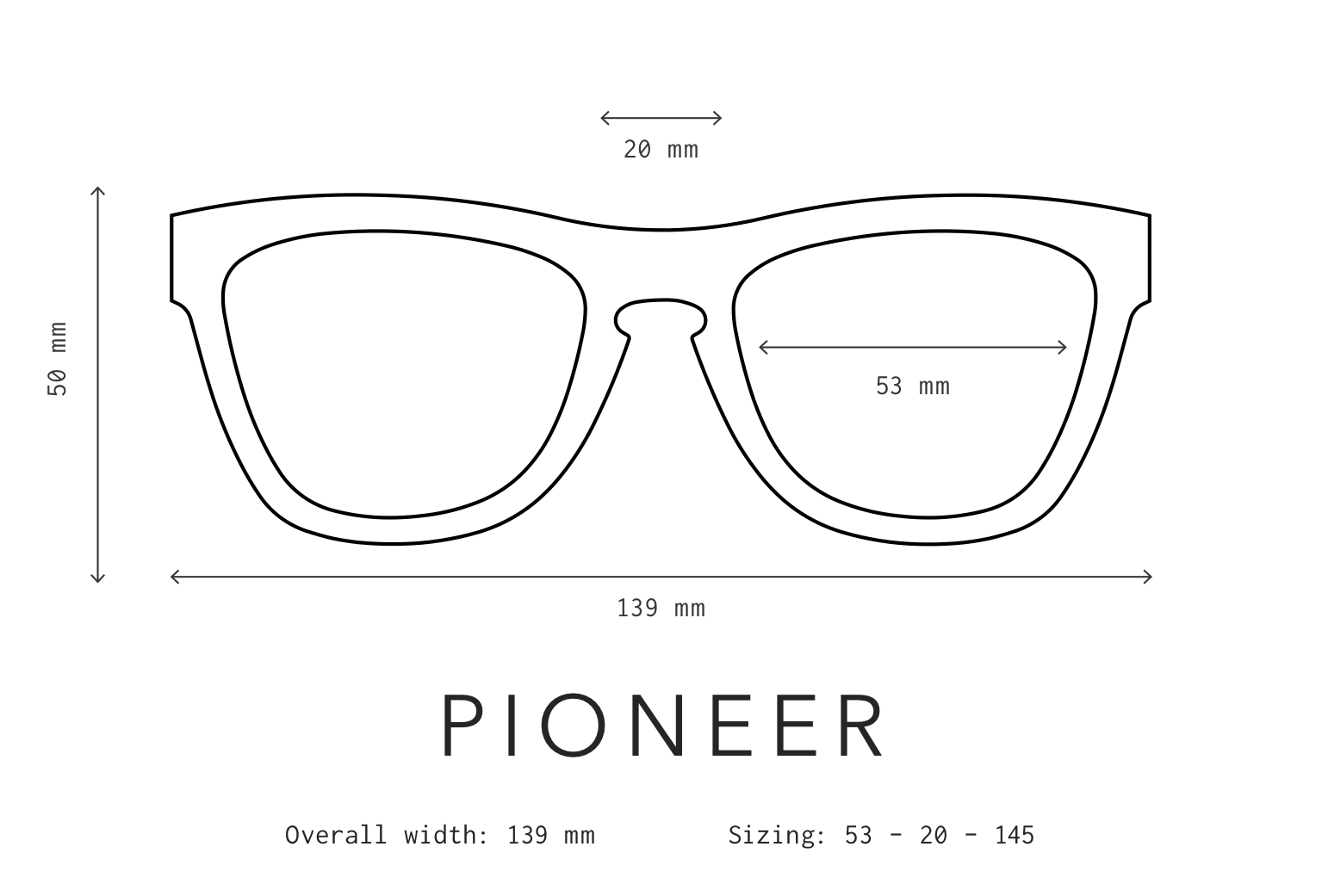 Pioneer Sunglasses Fit Information